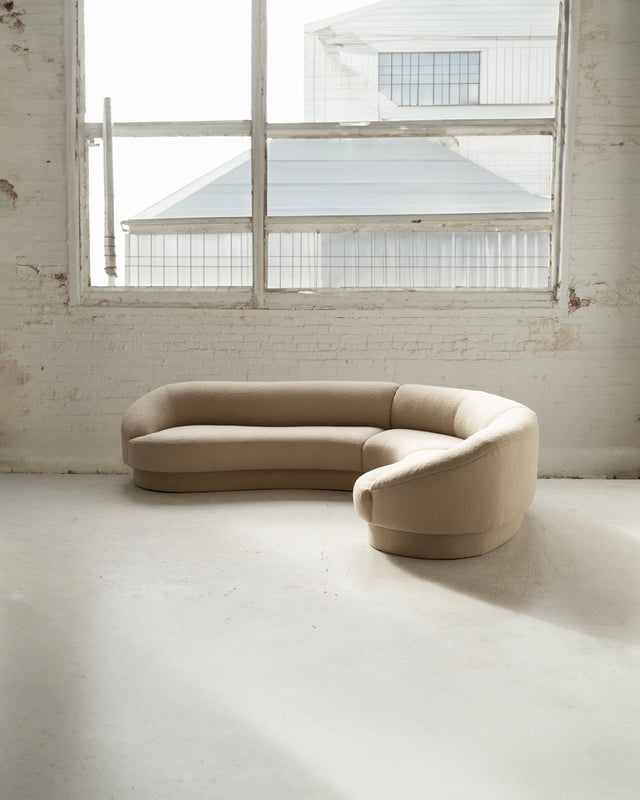 Vladimir Kagan Boucle Cloud Sofa