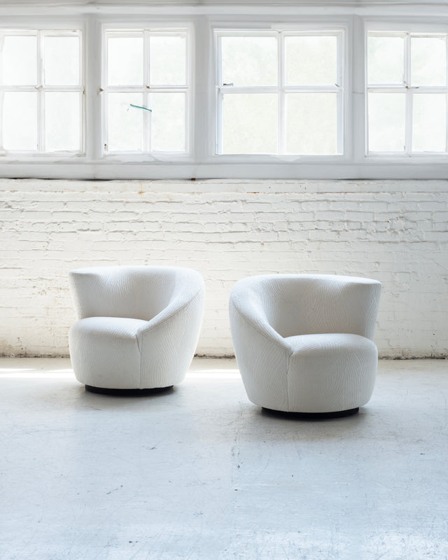 Pair of Vladimir Kagan Swivel Charis