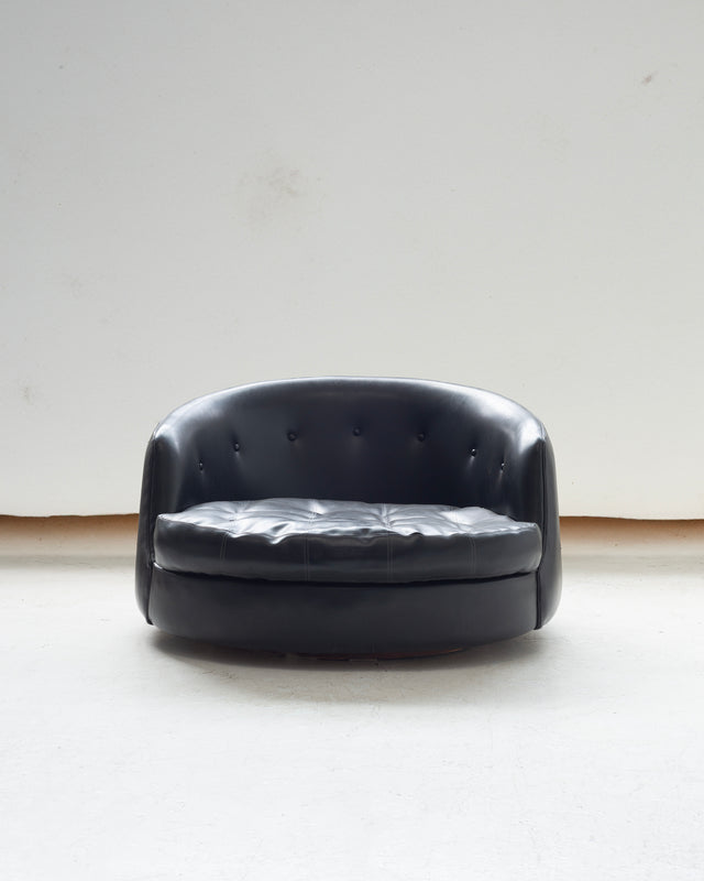Milo Baughman Oversized Swivel Chair