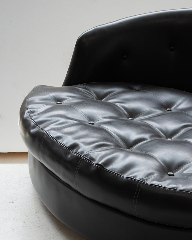 Milo Baughman Oversized Swivel Chair