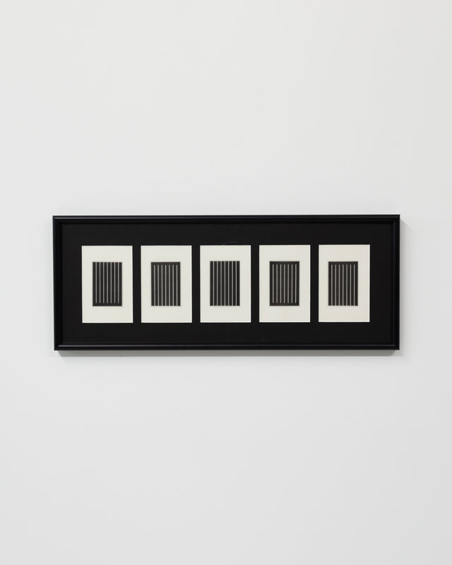 Series of 5 Donald Judd Prints