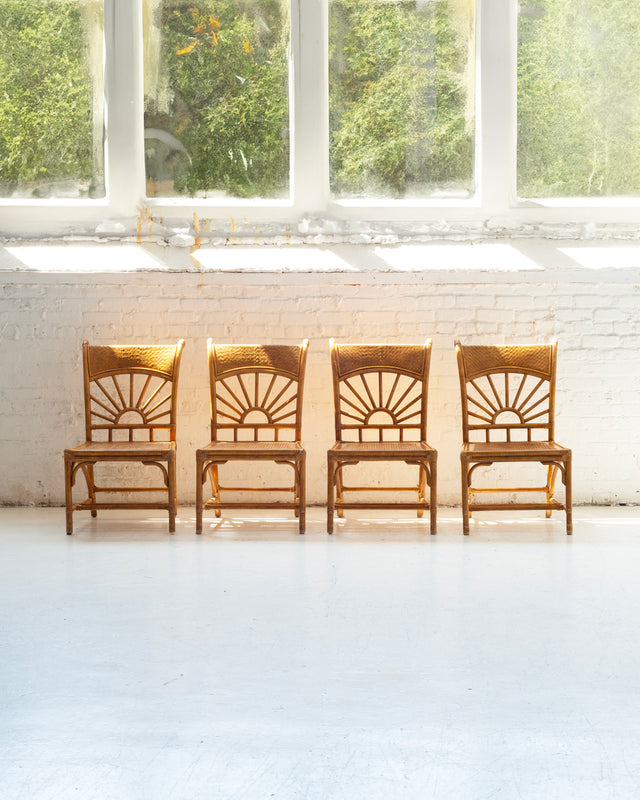 Lexington Bamboo and Wicker Dining Set