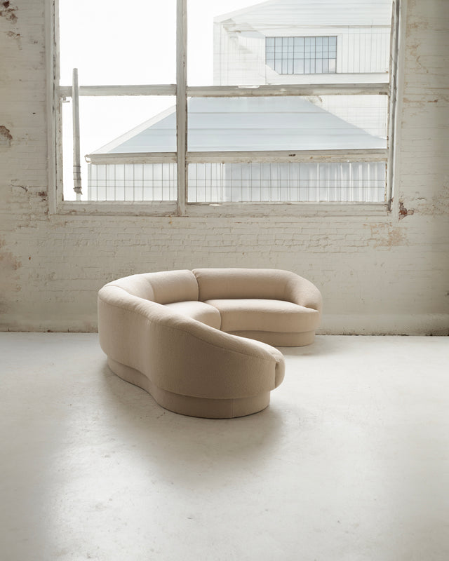 Vladimir Kagan Boucle Cloud Sofa