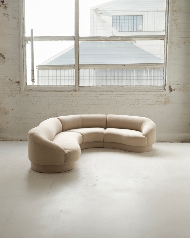 Vladimir Kagan Boucle Cloud Sofa