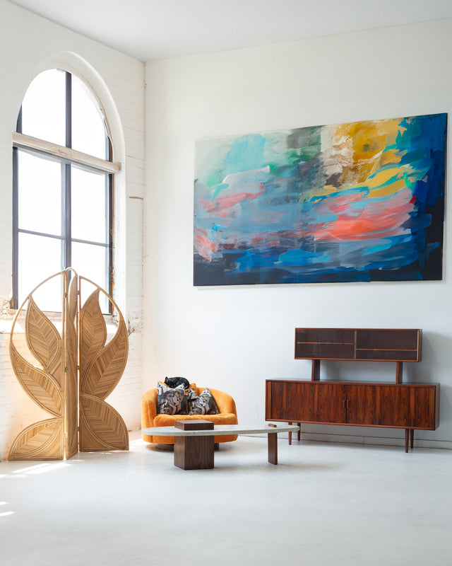 Svend Aage Larsen’s rosewood credenza for Faarup Møbelfabrik