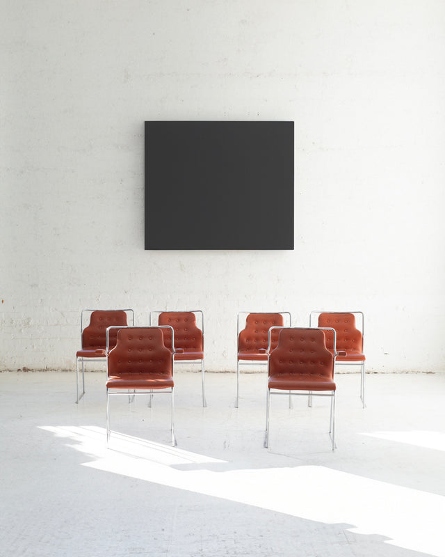 Set of 6 Bruno Mathsson Dining Chairs for Dux